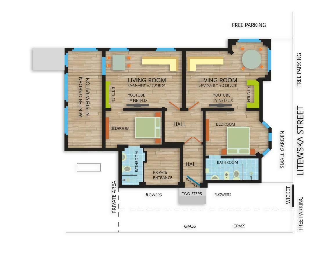 Cherry House Apartments Bydgoszcz Exterior foto